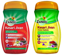 Zandu Kesari Jivan Sugar free (No added sugar) Chyawanprash & Zandu Kesari Jivan Chyawanprash-900g with Anti Age Action Formula