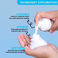 SOKU Ultra Hydrating Foaming Face Wash | Skincare Cleanser for Men & Women | Hyaluronic Acid, Kakadu Plum & Pine Bark | Suitable For Dry Skin | Sulphate-Free