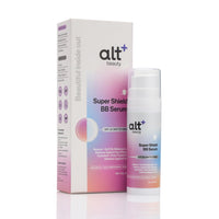 altBeauty Super Shield BB Serum for Natural, No Make up Look | Sun Protection, Defense Against Acne and Acnescars | Deep Hydration & Even Tone Skin | Designed by Dermatologist - 30ml