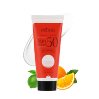 Uniqura 2% Niacinamide Sunscreen spf50 PA+++ | Vegan Sunscreen Gel for oily, combination skin, normal & Acne-Prone Skin | Broad spectrum sunscreen gel, No White Cast, Lightweight - 50g