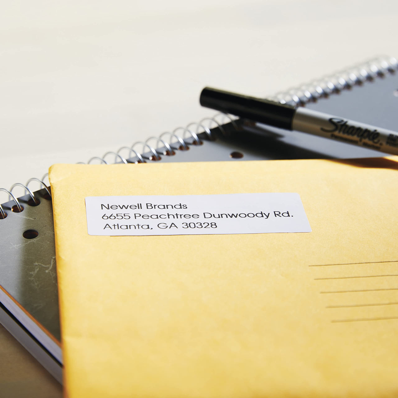 DYMO Authentic LW Return Address Labels for LabelWriter Label Printers, White, 3/4'' x 2'', 1 roll of 500