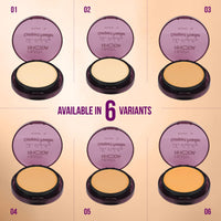 Hilary Rhoda Skin Perfecting Compact Powder | Oil Control & Matte Finish | Buildable Coverage | Blends Easily | Hides Imperfections | 6g (Nude Beige | Shade 04)