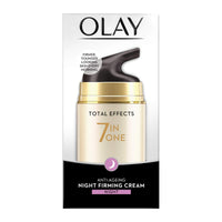 Olay Day Cream Total Effects 7 in 1, Anti-Ageing Gentle Moisturiser, 50g And Olay Night Cream Total Effects 7 in 1, Anti-Ageing Moisturiser, 50g
