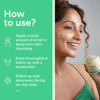 CITTA Cica Face Scrub For Tan & Dead Cells Removal | India’s 1st Frosted Texture Scrub For Oily & Sensitive Skin | 3 Benefits In One | Gently Exfoliates Skin, De-tans, & Restores Barrier | For Men & Women | Non-Drying | Centella Asiatica For Rejuvenation