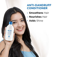 BBLUNT Anti-Dandruff Conditioner with Shea Butter & Tea Tree For Dandruff Control - 250 g