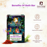 Passion Indulge Kumkumadi Kit-Kumkumadi Natural Handmade Bath Bar, Kumkumadi face Cleanser & Kumkumadi Facial oil