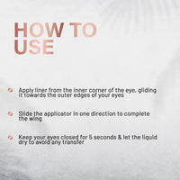 Seven Seas Liquid Color Eyeliner - 5ml | Waterproof | Smudgeproof | Long Lasting | Eyeliner for Women (Golden, 5ml)