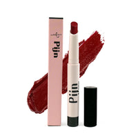 Pijn Luxe Comfy Matt Lipstick Hot Red | 12HR Long-Lasting, Smudge-Proof & Waterproof | Lightweight, Smooth Matte Finish With Vitamin E & Lip Repair | Lipstick for Women