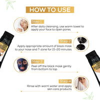 VCare Activated Charcoal Peel Off Mask for Women and Men Deep Pore Cleansing Skincare Kit | Removes Blackheads, Whiteheads and Deep Skin Purifying Face Mask -100g