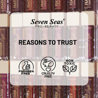 Seven Seas Feather Light Liquid Lipstick | Matte Finish Liquid Lipstick | Long Lasting | Non Transfer | One Coat Application | Stay Upto 12 Hours (302, 6ml)