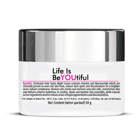 DR.RASHEL White Skin Face Night Cream For Women and Men (50 g) | All Skin Types | Reduces dark spots | Brightens, Nourishes and rejuvenates skin.