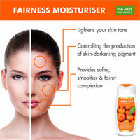 VAADI HERBALS Fairness Lotion Moisturiser With Mandarin Extract, 110Ml X 3
