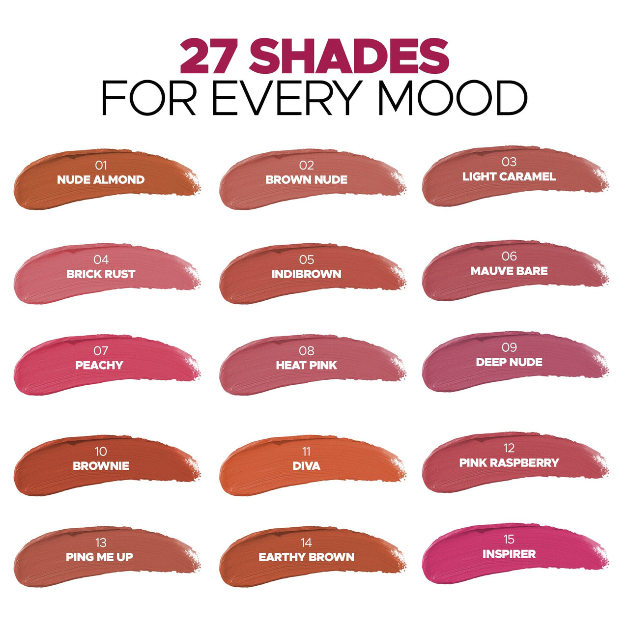 Hilary Rhoda Matte Trap Liquid Lipstick | Non-Transfer & Waterproof Lipstick | 8-Hour Long Stay | Non-Drying Formula | 5ml (Nude Chilli - Shade 09)