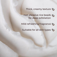 Naturali Radiant Glow Body Scrub With Rice & Coconut | Improves Skin Texture | Smoothens & Softens Skin | Paraben & Mineral Oil Free | 200g