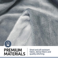 PetFusion Premium Dog Blanket, Cat Blanket | Ultra Soft Pet Blanket Available in Plush or Quilted, 2 Colors (Grey, Brown) | Perfect Blanket for Small Dogs & Large Dogs. 12 Month Warranty Small (31 x 27