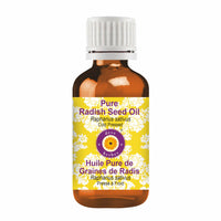 Deve Herbes Pure Radish Seed Oil (Raphanus sativus) Natural Therapeutic Grade Cold Pressed 50ml