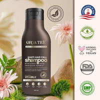 Orgatre Anti Hair Fall Shampoo For Men & Women For Hair Fall Dry & Frizzy Hairs| Sulphate Free Paraben Free Chemical Free Powered With Redensyl - 250 Ml