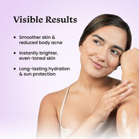 Foxtale Clear and Luminous Combo | 2% Salicylic Acid Exfoliating Body Wash with Zinc PCA for Smooth, Bump-Free Skin + SPF 30 Brightening Body Lotion with Vitamin C & Niacinamide for Even-Toned, Radiant Glow | Fades Pigmentation & Prevents Tanning | 2-Step