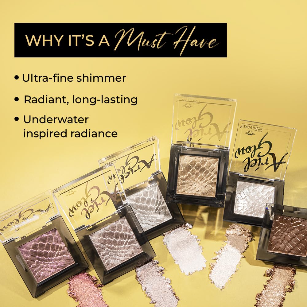 Daily Life Forever52 Sensational Ariel Glow Highlighter | Illuminating Smooth Glow | Waterproof & Long-Lasting | Lightweight Formula | Multi-Dimensional Radiance for All Skin Tones (Monochrome-06,6G)