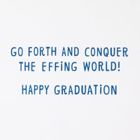 Hallmark Shoebox Funny Graduation Cards, Conquer the World (6 Cards with Envelopes) Graduation, Conquer the World