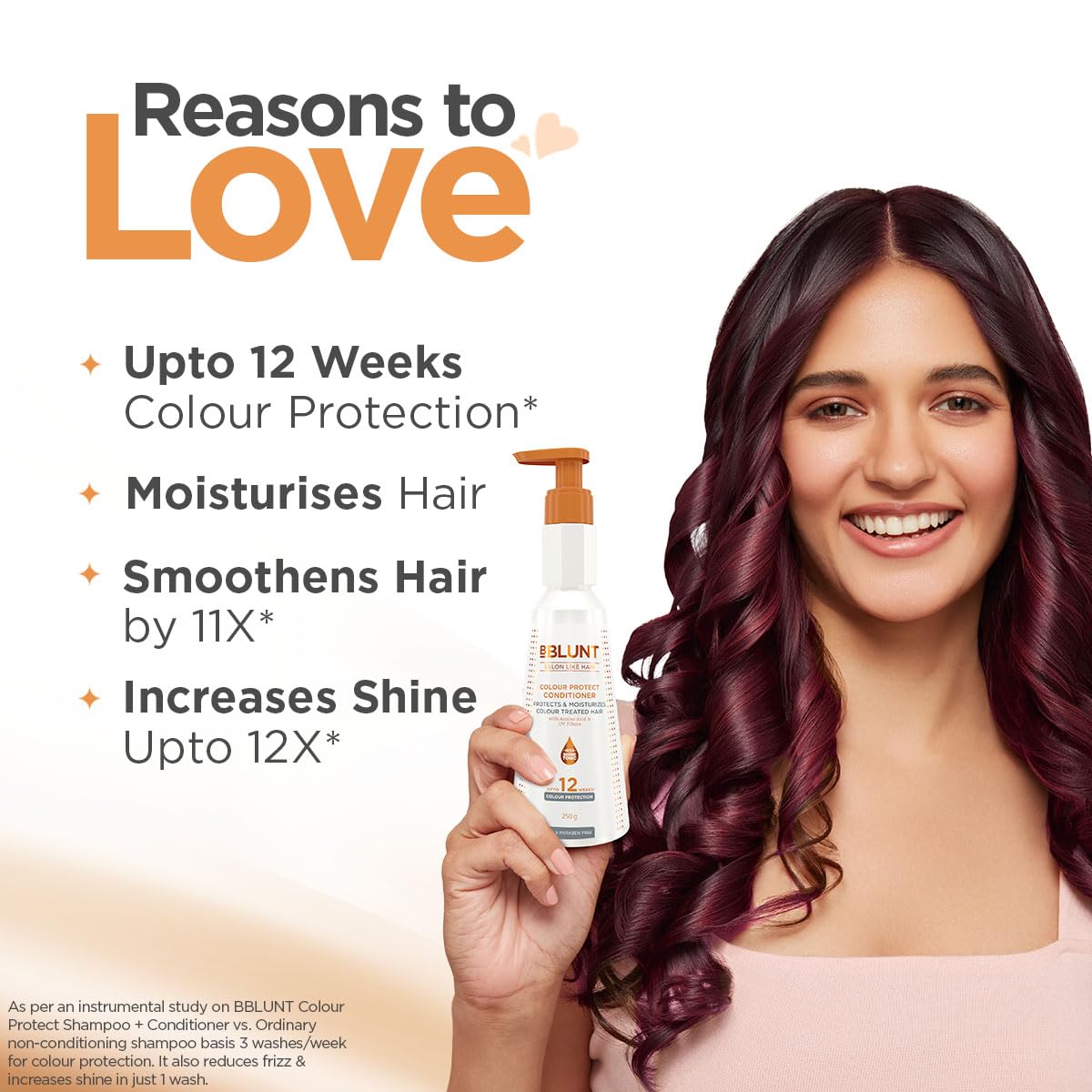 BBLUNT Colour Protect Conditioner- 250 g | Up to 12 weeks Colour Protection* | Moisturizes Hair | Adds Shine