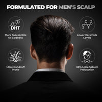 Beardo Grey Control Serum for Men, 50 ml | Also contains Amla + Methi + Rosemary + Brahmi + Bhringraj extracts for Hair Shine | Lightweight and Non-Sticky