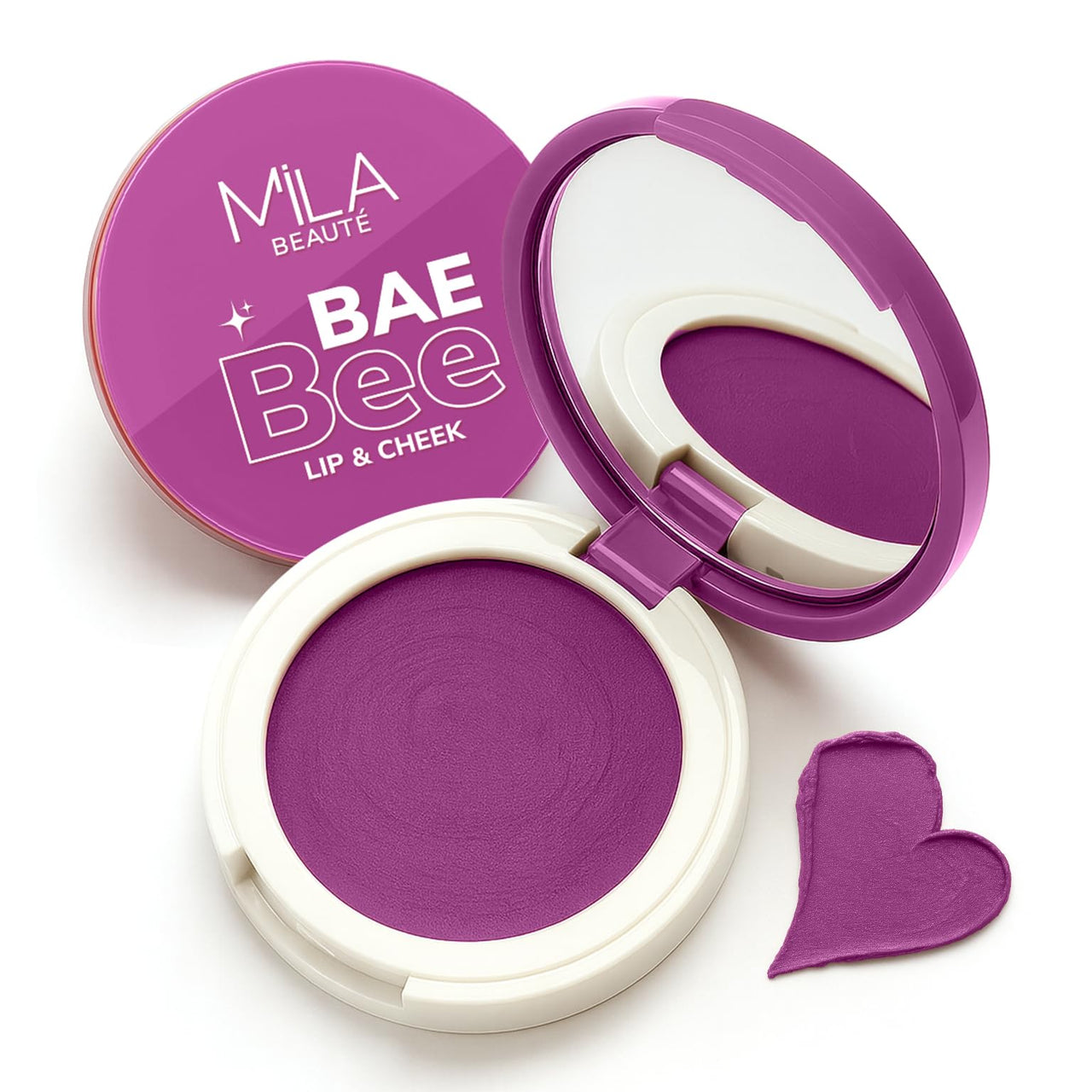 Mila Beaute BaeBee Lip & Cheek Tint I Creamy Formula, Matte Finish I Long Lasting I With Jojoba Oil (06 Wild Strawberry)