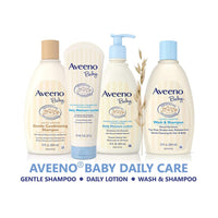Aveeno Baby Gentle Wash & Shampoo with Natural Oat Extract, Tear-Free &, Lightly Scented, 18 fl