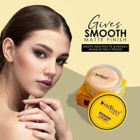 Shryoan Banana Luxury Loose Powder|Oil Control Banana Loose Powder | Make Up Setting Loose Powder| Long-lasting Coverage Reduces Shine (Pack of 2)
