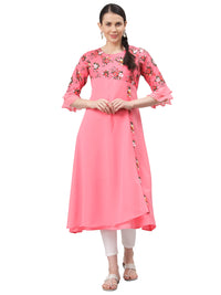 ALC Creation Women's  Crepe A-line Kurta