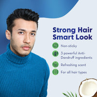 Parachute Hair Cream for Men, 100ml (Pack of 3)|Anti Dandruff |Hair Cream After Shower |Non Sticky Oil Replacement Hair Cream