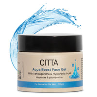 CITTA Aqua Boost Face Gel Moisturizer For Women & Men | India’s 1st Frosted Texture Face Gel Moisturizer For Normal To Oily Skin | 50 gm