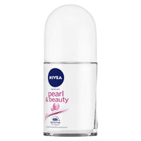Nivea Deodorant Roll On, Pearl & Beauty for Women, 50ml And Lip Balm, Soft Rose for Women, 4.8g