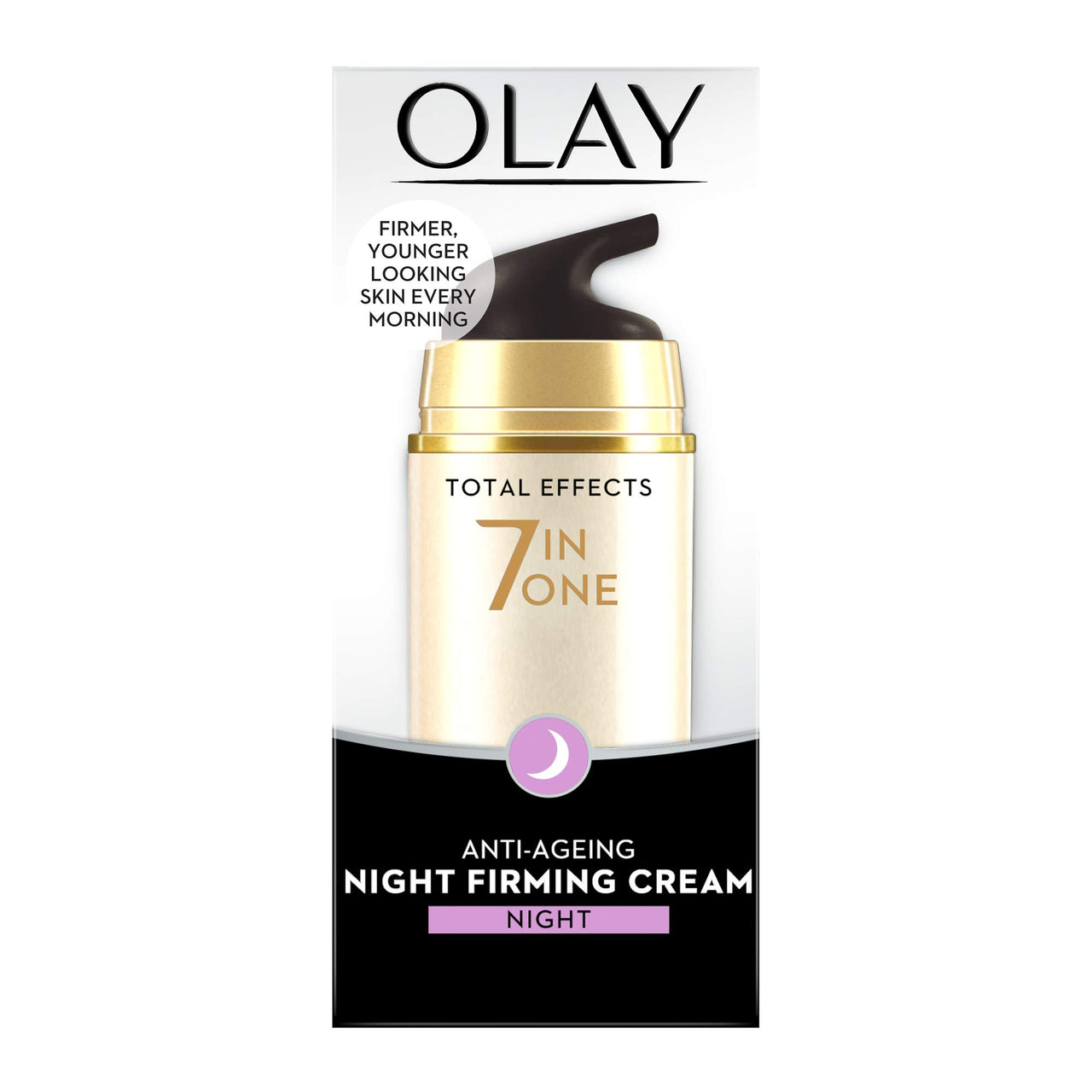 Olay Night Cream Total Effects 7 in 1, Anti-Ageing Moisturiser, 20g And Olay Day Cream Total Effects 7 in 1, Anti-Ageing SPF 15, 20g