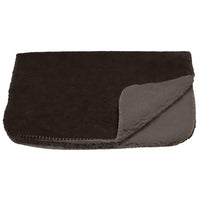 Furhaven Waterproof & Self-Warming Throw Blanket for Dogs & Indoor Cats, Washable & Reflects Body Heat - Terry & Sherpa Dog Blanket - Espresso, Small Blanket - Terry & Sherpa (Espresso) 30.0