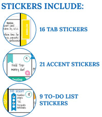 Carson Dellosa Happy Place Teacher Lesson Planner With Stickers, 8