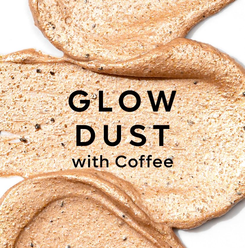 mCaffeine Shimmer Body Scrub With Coffee | For Smooth & Glowing Skin | for both men and women | exfoliating body scrub - 150gm