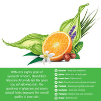 Chandrika Glycerine Soap Pack Of 6, 125g Each & Ayurvedic Handmade Soap, 125g (Pack Of 3) With Free 75g