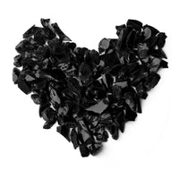 DUQGUHO Black Obsidian Natural Crystal Quartz Bulk Raw Rough Healing Crystal Stones Reiki Crystal Stone Tumbling Cabbing Fountain Rocks Polishing Cutting Gemstone 0.45 lbs 07 Obsidian