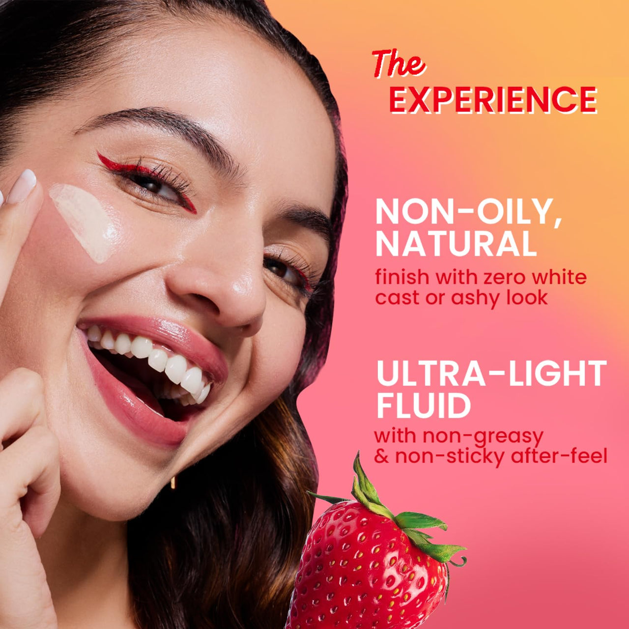Dot & Key Strawberry Dew Tinted Sunscreen SPF 50+ Pa++++ - 05 Beige | Protection Against UA/UB | Broad Spectrum, Water & Sweat resistant | For All Skin Types | 50ml