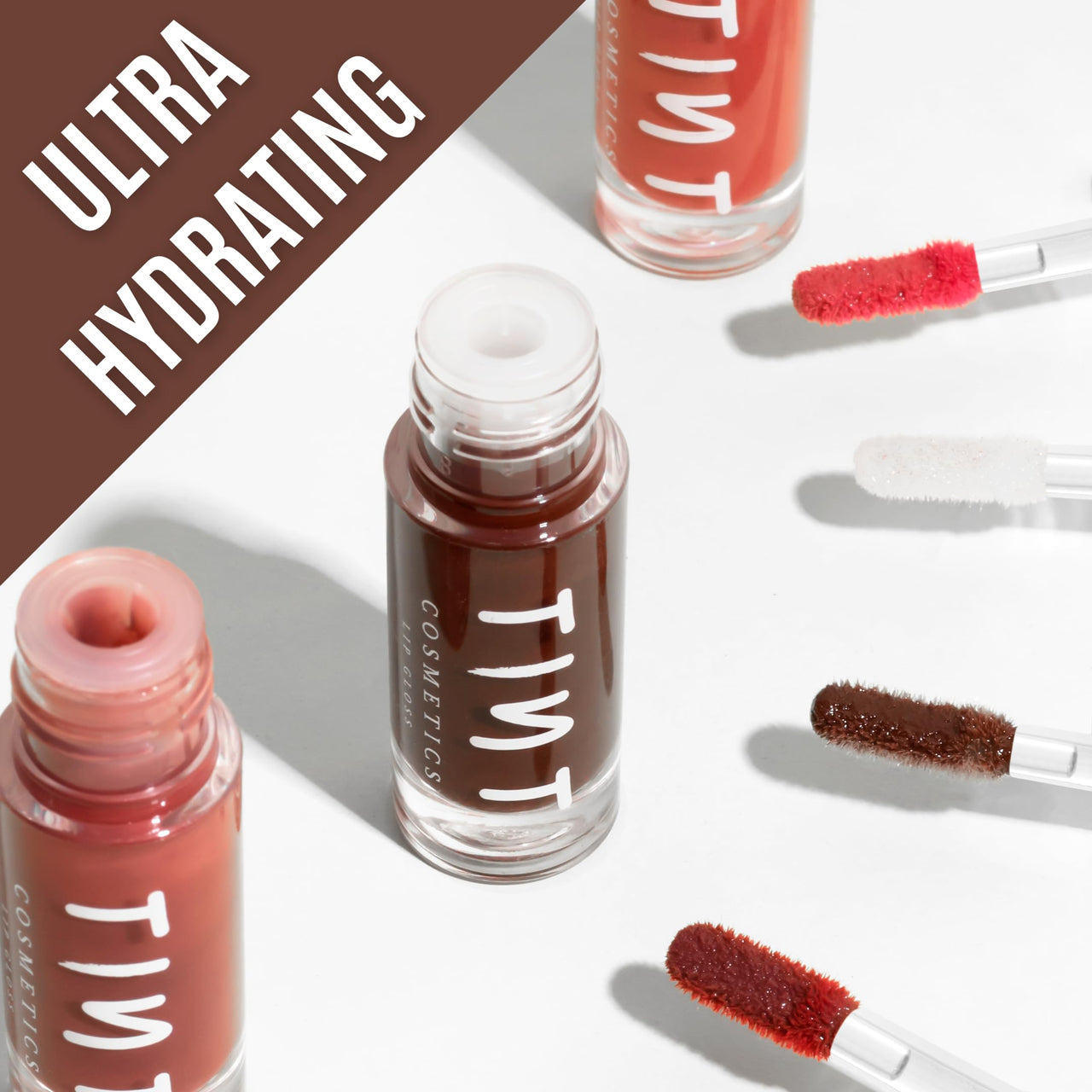 Tint Cosmetics 10ml Transparent Lipgloss, Non Sticky, Hydrating, Light Weight, Long Lasting, High Shine & Soft Natural Liquid Lip Gloss For Girls & Women (Peppermint)