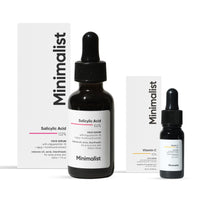 Minimalist 2% Salicylic Acid Serum (30 ml) and 10% Vitamin C Serum (10 ml) Combo