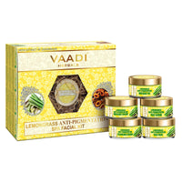 Vaadi Herbals Lemongrass Anti Pigmentation Spa Facial Kit With Cedarwood Extract, 270G
