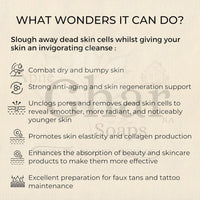 Sandalwood Saffron Magic Soaps 100Gm & Exfoliating Body Gloves Paraben Free | Chandan & Kesar Soap | Handmade Soaps For Men & Women | Glowing Natural Refreshing Skin | Tan Removal (Glove)