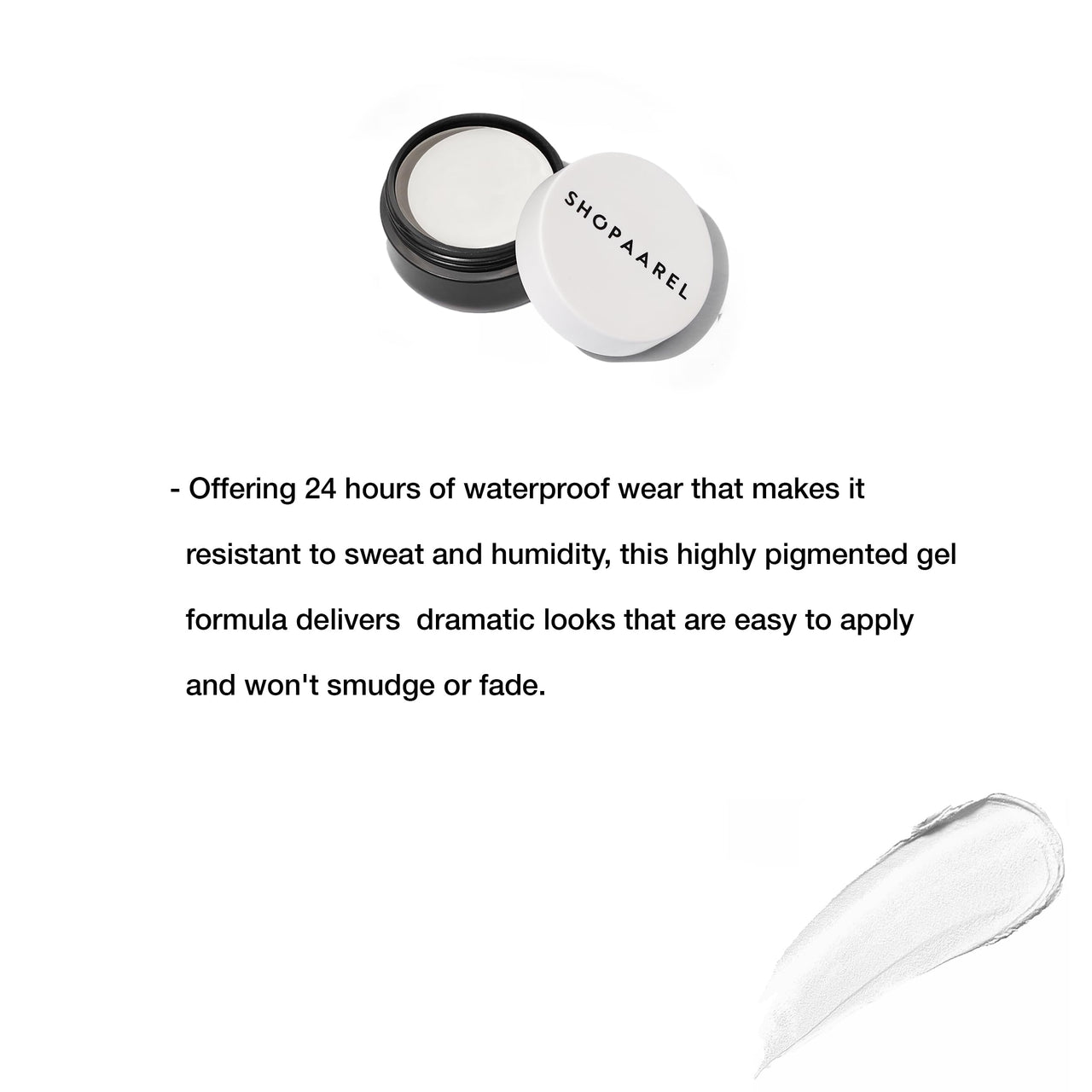 SHOPAAREL Gel Eyeliner (White)