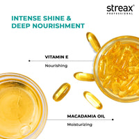 Streax Professional Vitariche Gloss Hair Serum | Frizz-Free Hair | Enhance Shine and Smoothness | With Vitamin E & Macadamia Oil| | For All Hair Types| 115 ml Pack of 2