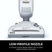 Shark SV1106 Navigator Freestyle Upright Bagless Cordless Stick Vacuum for Carpet, Hard Floor and Pet with XL Dust Cup and 2-Speed Brushroll, White/Grey