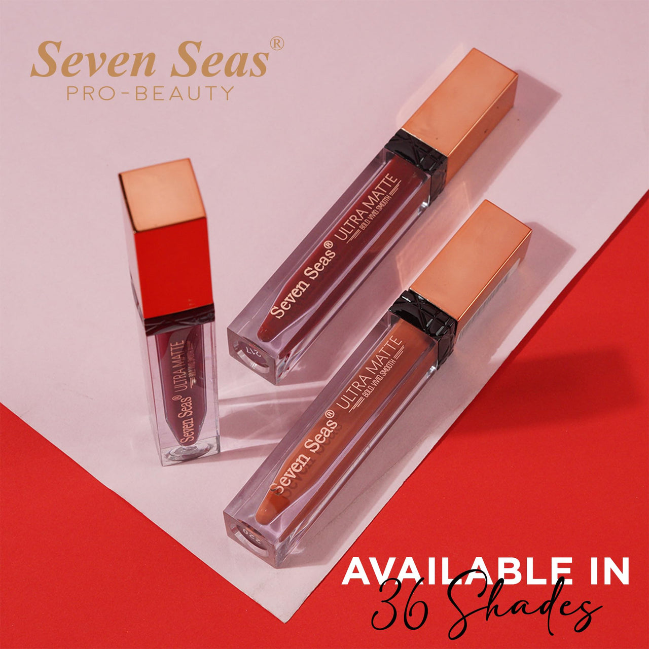 Seven Seas Ultra Smooth Matte Liquid Lipstick Smooth Lip Color, Weightless Finish | Long Lasting Matte Liquid Lipstick for Women (Totem Pole)