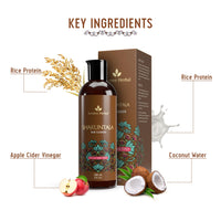 Avimee Herbal Shakuntala Daily Use Hair Cleanser | For Silky Hair | With Aloe, Apple Cider, Rice & Keratin Protein | Sulphate & Paraben Free Shampoo For Men & Women | 200 ml