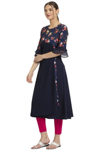 ALC Creation Women's  Crepe A-line Kurta